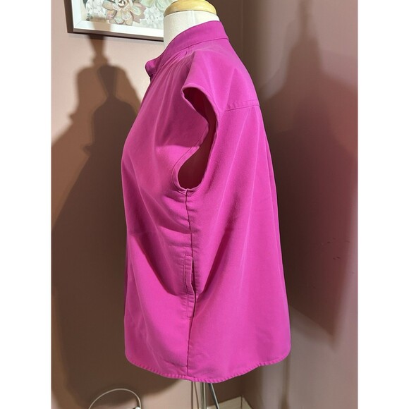 Figs Rafaela Scrub Top Womens Size Small Pink Raspberry Sorbet PO 2525 - Picture 2 of 8